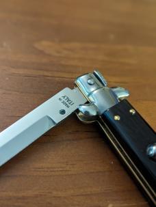 NOS SKM 23CM-9 INCH BAYONET BLACK ACRYLIC STILETTO AUTO 