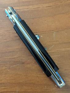 NOS SKM 23CM-9 INCH BAYONET BLACK ACRYLIC STILETTO AUTO NOS SKM 23CM-9 INCH BAYONET BLACK ACRYLIC STILETTO AUTO