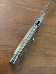 FRANK BELTRAME 23CM 9" DAGGER AUTO IN BRAZILIAN HONEY HORN...NEW FRANK BELTRAME 23CM 9" DAGGER AUTO IN BRAZILIAN HONEY HORN...NEW