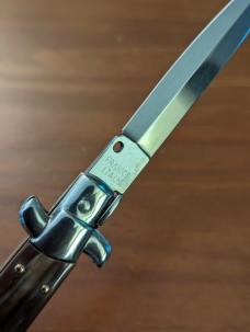 FRANK BELTRAME 23CM 9" DAGGER AUTO IN BRAZILIAN HONEY HORN...NEW FRANK BELTRAME 23CM 9" DAGGER AUTO IN BRAZILIAN HONEY HORN...NEW
