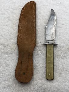 Vintage Kinfolks Fixed Blade Sheath Knife Good Used Condition Vintage Kinfolks Fixed Blade Sheath Knife Good Used Condition