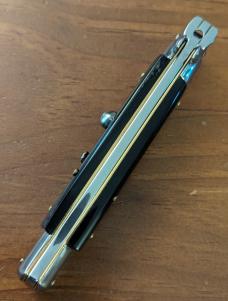 FRANK BELTRAME 23CM 9" DAGGER AUTOMATIC IN NICE BUFFALO HORN...NEW FRANK BELTRAME 23CM 9" DAGGER AUTOMATIC IN NICE BUFFALO HORN...NEW