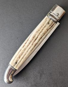 NOS 9.5" SKM BIRDHEAD BAYONET LEVERLOCK STAG HORN NOS 9.5" SKM BIRDHEAD BAYONET LEVERLOCK STAG HORN
