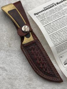 Vintage Browning Sportsman Knife Model 3018215 Fixed Blade Skinner Hunting Knife Made In USA Vintage Browning Sportsman Knife Model 3018215 Fixed Blade Skinner Hunting Knife Made In USA