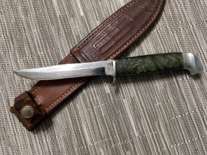 VINTAGE CASE BIRD AND TROUT knife