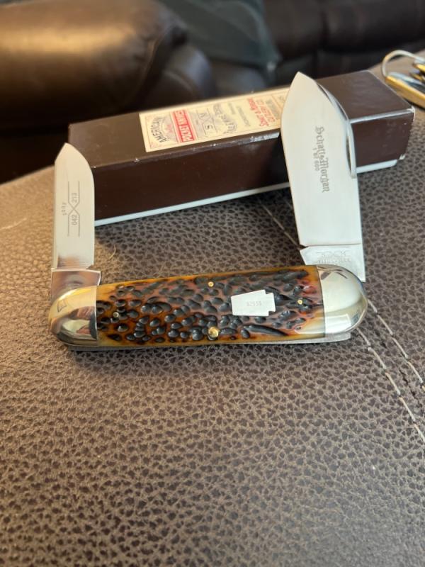 2003 Schatt & Morgan 042 213 Beautiful Bone Handle Sleeveboard/Sunfish 1 of 600 With .925 SS Sheild 2003 Schatt & Morgan 042 213 Beautiful Bone Handle Sleeveboard/Sunfish 1 of 600 With .925 SS Sheild
