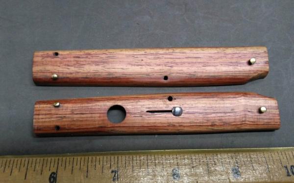 Item 029-Set of Tulip Wood Handles for 11 inch Frank Beltrame Swinguard Parts Item 029-Set of Tulip Wood Handles for 11 inch Frank Beltrame Swinguard Parts