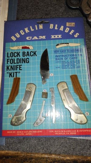 Vintage Bucklin Blades Knife "KIT"