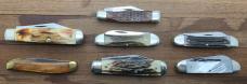 Seven unused Ka-Bar Knives from long time collection they all work perfectly. ................ (Kbr)