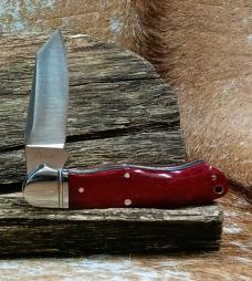 NIB RoseCraft Blades Ocoee River Kayak RCT009 Red Apple Bone Knife K-Clip Blade NIB RoseCraft Blades Ocoee River Kayak RCT009 Red Apple Bone Knife K-Clip Blade
