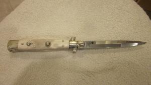 Renzo Pascotto 10" smooth bone Italian picklock Stiletto