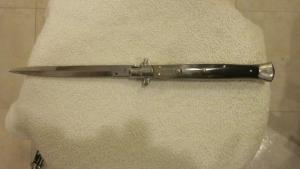 13" Italian Brazilian horn swivel bolster. Dibon & Mariani