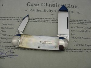 Case XX Classic Sunfish/Toenail  Genuine Gold Lip Pearl 1 of 10 Knife 