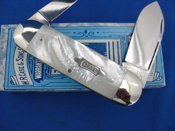 Case XX Classic Sunfish/Toenail Genuine AAA White Pearl Prototype Knife 1 of 5 Case XX Classic Sunfish/Toenail Genuine AAA White Pearl Prototype Knife 1 of 5