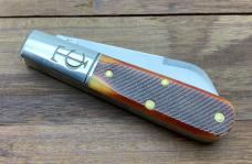 GEC Celebrated Pocket Cutlery. Autumn Peach Sawcut Bone 143223. New in the Tube. .............(GEC) GEC Celebrated Pocket Cutlery. Autumn Peach Sawcut Bone 143223. New in the Tube. .............(GEC)