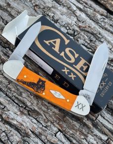 CASE XX ** SFO 2023 SMOOTH PERSIMMON ORANGE TIGER STRIPE CANOE CASE XX ** SFO 2023 SMOOTH PERSIMMON ORANGE TIGER STRIPE CANOE