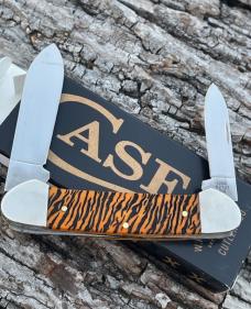 CASE XX ** SFO 2023 SMOOTH PERSIMMON ORANGE TIGER STRIPE CANOE CASE XX ** SFO 2023 SMOOTH PERSIMMON ORANGE TIGER STRIPE CANOE