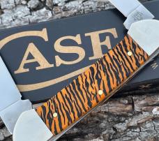 CASE XX ** SFO 2023 SMOOTH PERSIMMON ORANGE TIGER STRIPE CANOE CASE XX ** SFO 2023 SMOOTH PERSIMMON ORANGE TIGER STRIPE CANOE
