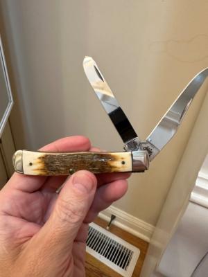 2003 Case XX Mastadon Ivory Trapper. Mint condition!