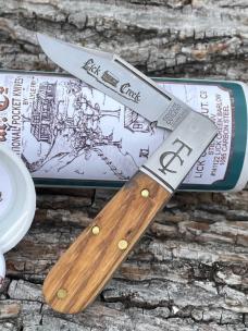 GEC ** 14 ANTIQUE WORMY CHESTNUT WOOD - SFO LICK CREEK BARLOW 141122 KNIFE GEC ** 14 ANTIQUE WORMY CHESTNUT WOOD - SFO LICK CREEK BARLOW 141122 KNIFE