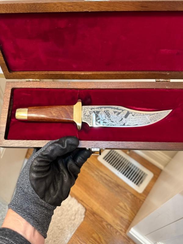 Schrade NRA Bicentennial Bowie Knife. Awesome condition!