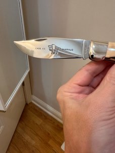 1975 CASE XX P172 BUFFALO STAG HANDLE KNIFE. BEAUTIFUL, LARGE CLASSIC! 1975 CASE XX P172 BUFFALO STAG HANDLE KNIFE. BEAUTIFUL, LARGE CLASSIC!