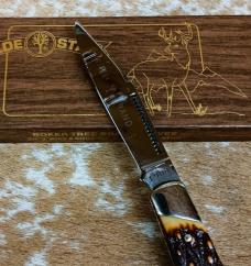 Boker USA Tree Brand Olde Stag 1976 3-Blade Pocket Knife #70485 NOS Boker USA Tree Brand Olde Stag 1976 3-Blade Pocket Knife #70485 NOS