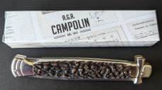 NIB 11"- 28cm Stag Horn A.G.A. Campolin Maltese lockback auto NIB 11"- 28cm Stag Horn A.G.A. Campolin Maltese lockback auto