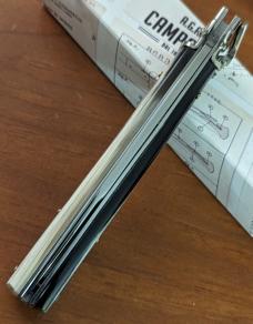 NIB AGA CAMPOLIN BRAZILIAN HORN DOMINUS 23CM-9"-23cm BAYONET LEVER ACTION AUTOMATIC STILETTO 
