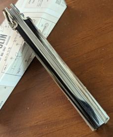 NIB AGA CAMPOLIN BRAZILIAN HORN DOMINUS 23CM-9"-23cm BAYONET LEVER ACTION AUTOMATIC STILETTO 