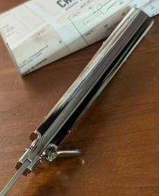 NIB AGA CAMPOLIN BRAZILIAN HORN DOMINUS 23CM-9"-23cm BAYONET LEVER ACTION AUTOMATIC STILETTO 