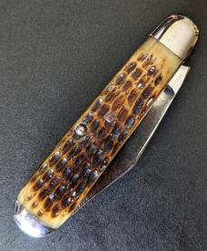 RARE 3.75" TWO BLADE ROBESON SHUREDGE 2 BLADE JACKKNIFE IN HONEYCOMB JIGBONE RARE 3.75" TWO BLADE ROBESON SHUREDGE 2 BLADE JACKKNIFE IN HONEYCOMB JIGBONE