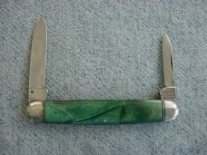 Vintage STAINLESS CUTLERY CO., NEW YORK CITY, Grooved Bolsters, Classic Pen Knife