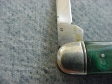 Vintage STAINLESS CUTLERY CO., NEW YORK CITY, Grooved Bolsters, Classic Pen Knife