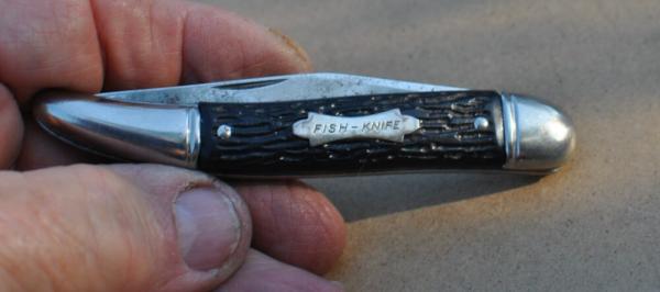 Colonial Prov. RI 4 1/4" Closed Fish knife Mint-Mirror Polished Jigged Back Handles Steel Bolsters Colonial Prov. RI 4 1/4" Closed Fish knife Mint-Mirror Polished Jigged Back Handles Steel Bolsters