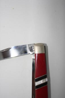 CASE EXOTIC RED CORAL /MOTHER OF PEARL TRAPPER SS 2003 NIB