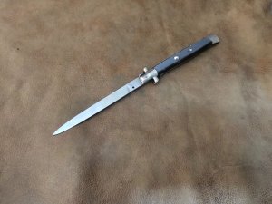  13" transitional stiletto black pearlex switchblade 