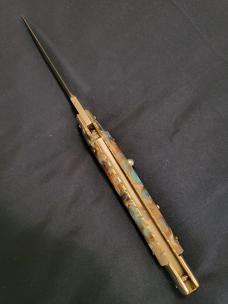 LATAMA 11"(28cm) *CUSTOM* "COPPER ACCENT SWIRL" ITALIAN "CLASSIC" STILETTO