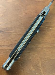 NEW FRANK BELTRAME 28CM 11" DAGGER BLADE AUTO IN EBONY WOOD NEW FRANK BELTRAME 28CM 11" DAGGER BLADE AUTO IN EBONY WOOD