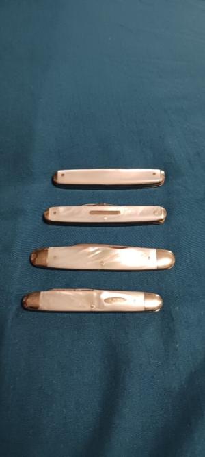 Alot of 4 PEARL Gentlemans Knives