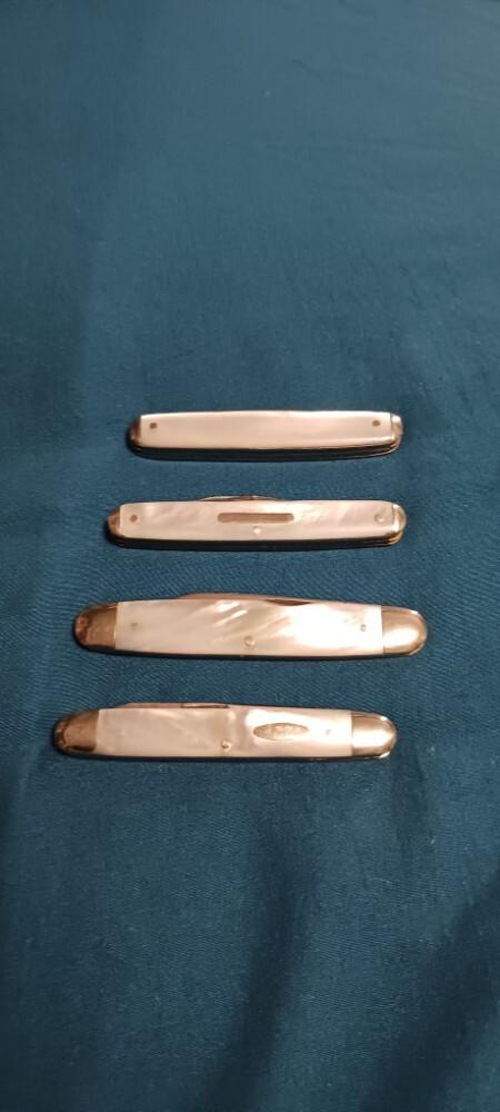 Alot of 4 PEARL Gentlemans Knives Alot of 4 PEARL Gentlemans Knives