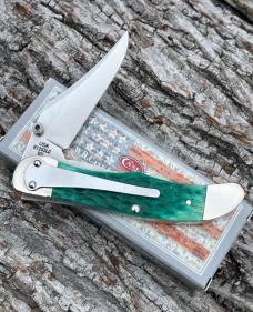 CASE XX ** 2003 JADE JIG BONE MID FOLDING HUNTER CASE XX ** 2003 JADE JIG BONE MID FOLDING HUNTER