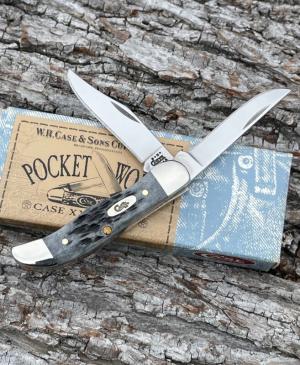 CASE XX ** 2001 POCKET WORN BLACK BONE POCKET HUNTER