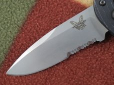 Benchmade 5500 AUTO Mini Presidio 2.97" Satin 50/50 Blade, 154 CM Mel Pardue Black Aluminum Handles Benchmade 5500 AUTO Mini Presidio 2.97" Satin 50/50 Blade, 154 CM Mel Pardue Black Aluminum Handles