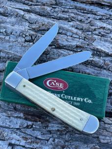 CASE XX ** 2000 POCKET WORN NATURAL BONE TRAPPER CASE XX ** 2000 POCKET WORN NATURAL BONE TRAPPER