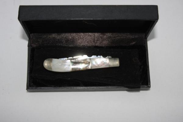 Schrade Classic Handmade Folding Knife Abalone & Pearl New