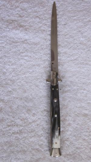 13" Brazilian horn Italian stiletto.