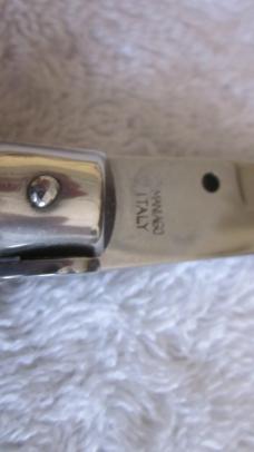 13" Brazilian horn Italian stiletto. 13" Brazilian horn Italian stiletto.