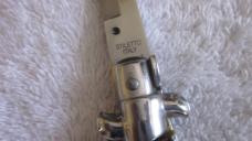11" Stag horn Italian stiletto. 11" Stag horn Italian stiletto.