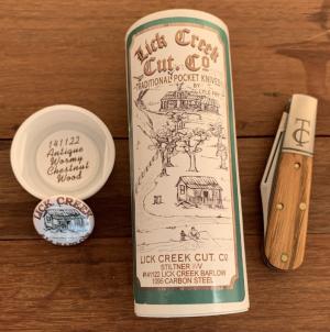 Lick Creek Cut Co. Antique Wormy Chestnut Bone. 141122 .......................................(GEC) 